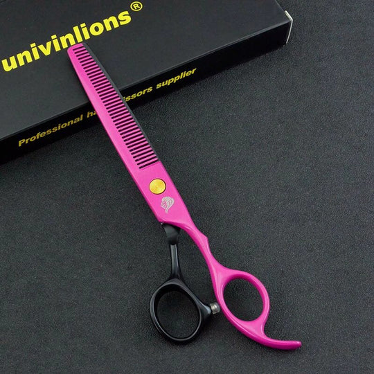 Hair Cutting Scissors Kits, Stainless Steel Hairdressing Shears, 7 Pcs Home Barber Kit