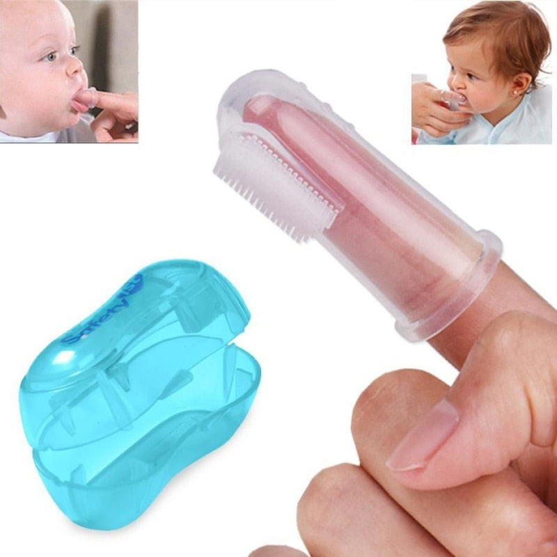 Silicone Finger Toothbrush Babies Teething Essentials – Mothers