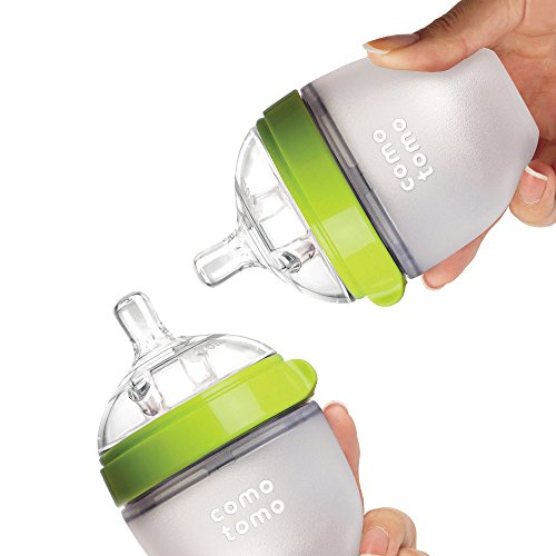 Comotomo Baby Bottles, BPA Free Baby Feeder Bottles