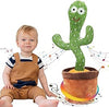 Dancing Singing Repeating Voice USB Charging Cactus Toy for Kids