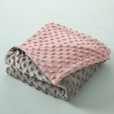 Newborn Blanket Soft Thick Warm Baby Swaddle