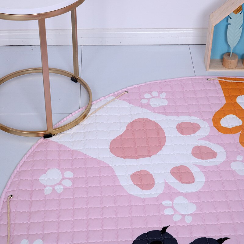 Baby Kids Tummy Time Play Mat Foldable Soft and Washable Carpet