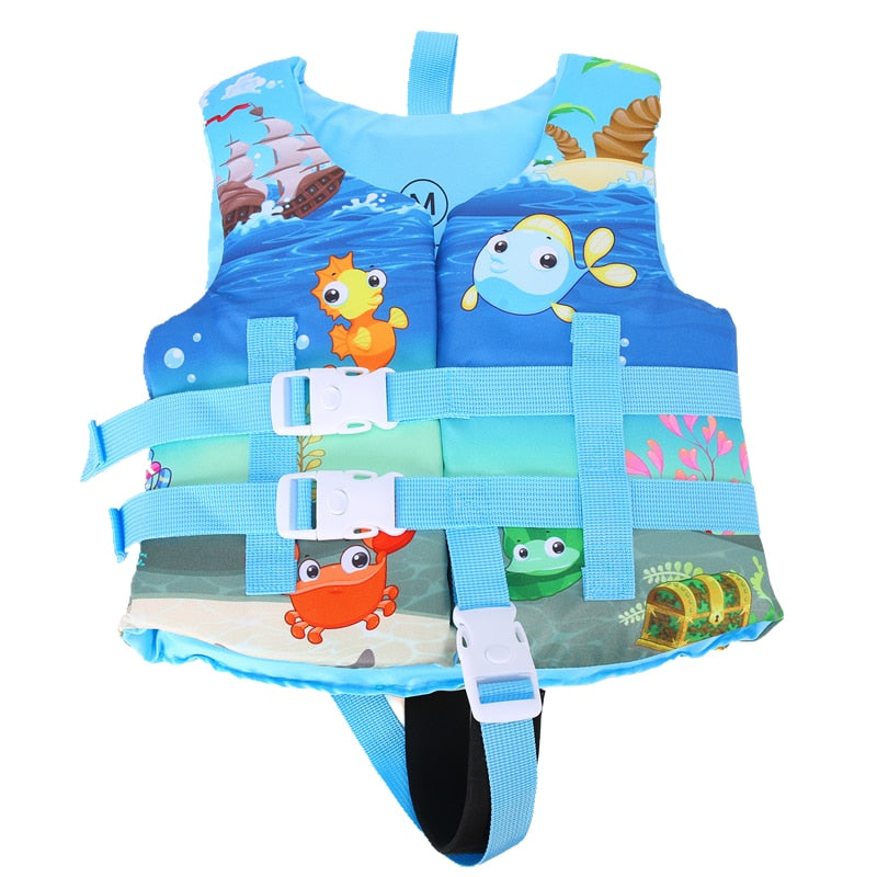 Kids Swimming Life Vest with Support Straps