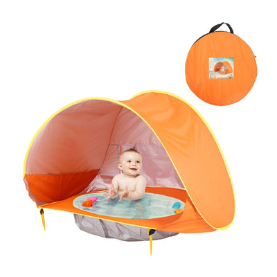 Tenda da Spiaggia per Bambini con Mini Piscina