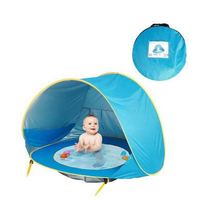 Tenda da Spiaggia per Bambini con Mini Piscina