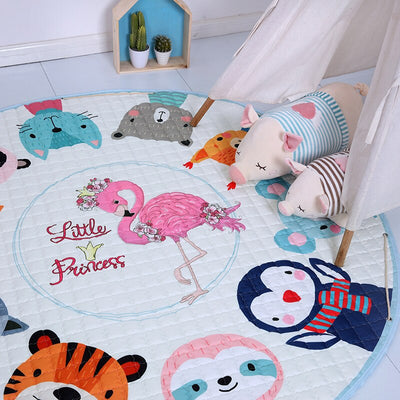 Baby Kids Tummy Time Play Mat Foldable Soft and Washable Carpet