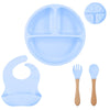 Baby Cutlery Sets, Silicone BPA Free, Baby Weaning Set