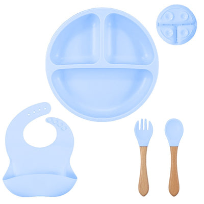 Set di Posate per Bambini, Silicone Senza BPA, Set Svezzamento Bambini