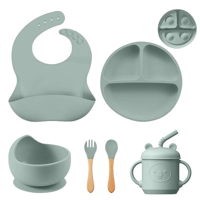 Baby Cutlery Sets, Silicone BPA Free, Baby Weaning Set