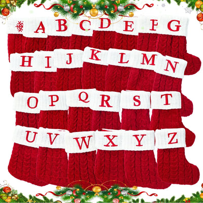 Christmas Tree Alphabet Stockings