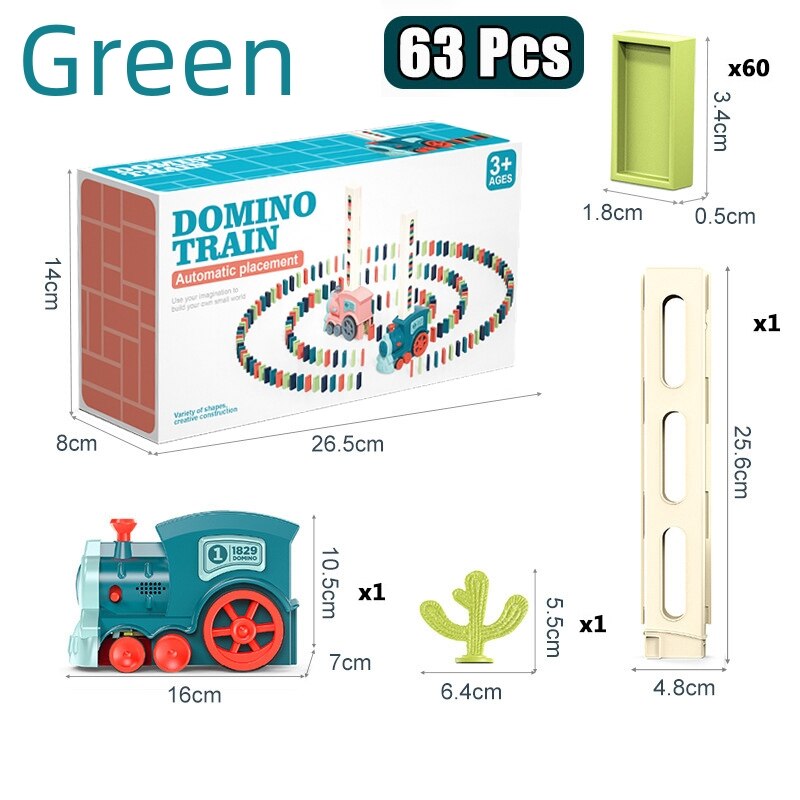 Trenino Elettrico Automatico per la Posatura dei Domino