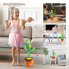 Dancing Singing Repeating Voice USB Charging Cactus Toy for Kids