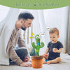 Dancing Singing Repeating Voice USB Charging Cactus Toy for Kids