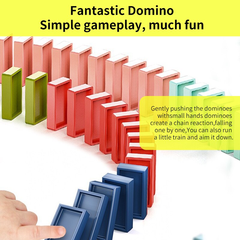 Automatic Domino Laying Electric Train Toy