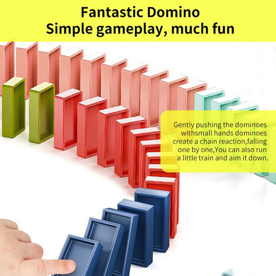 Automatic Domino Laying Electric Train Toy