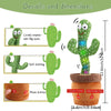 Dancing Singing Repeating Voice USB Charging Cactus Toy for Kids