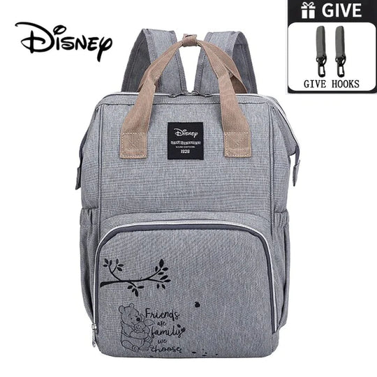 Disney Baby Diaper Bags Multifunctional Large Capacity Baby Stroller Insulation Bags Mother Baby Storage Bag Diaper Bag Backpack