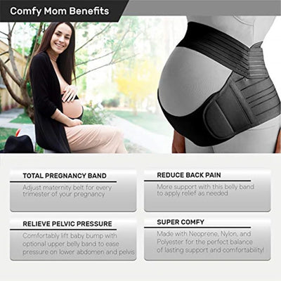 Pregnancy Support Belt, Maternity Support Belt Belly Band, Relieve Back, Pelvic, Hip Pain