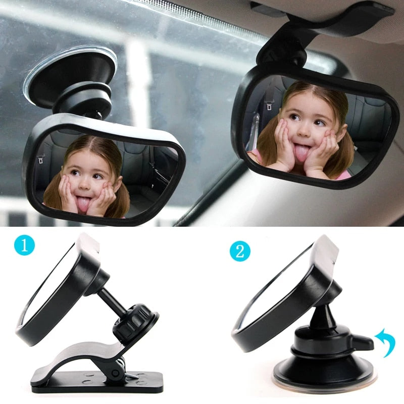 Baby Car Mirror  Adjustable Rear View Mirror for Babies - Mothers