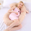 U Shaped Pregnancy Pillow, Cuddly and Maternity Support Pillow for Back, Neck and Leg Pain Relief