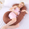 U Shaped Pregnancy Pillow, Cuddly and Maternity Support Pillow for Back, Neck and Leg Pain Relief