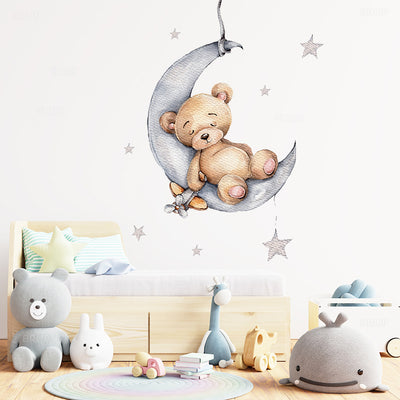 Childrens Bedroom Animal Decorative Non-Stick Stickers