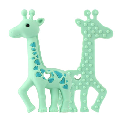 BPA Free Silicone Teething Toys, Natural Teethers for Babies