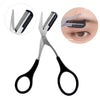 Stainless Steel Eyebrow Scissors, Professional Precision Eyebrow Trimmer Tool with Comb