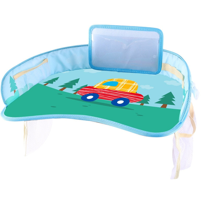 Car Seat Activity Tray, Baby Car Travel Trays, Play and Snack Tray for Car Seat