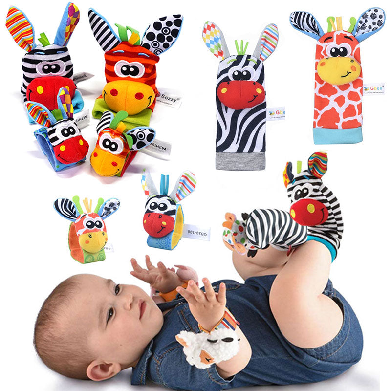 Baby Rattle Toys, Animal Stuffed Rattle Socks and Toys