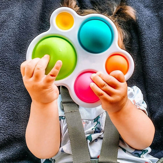 Sensory Toy for Babies, Early Development Toy, Push and Pop Toy