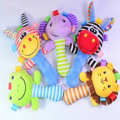 Baby Rattle Toys, Animal Stuffed Rattle Socks and Toys