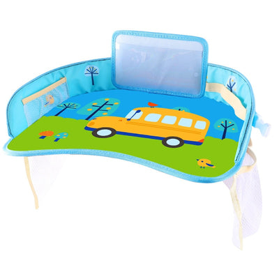 Car Seat Activity Tray, Baby Car Travel Trays, Play and Snack Tray for Car Seat