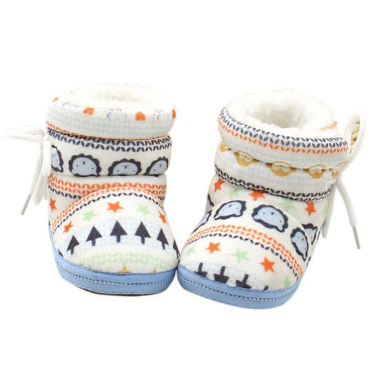 Baby Booties, Cute Retro Baby Shoes