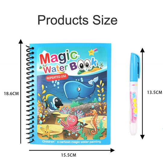 Magic Water Colouring Book, Colouring Books for Children