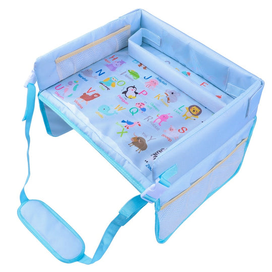 Car Seat Activity Tray, Baby Car Travel Trays, Play and Snack Tray for Car Seat