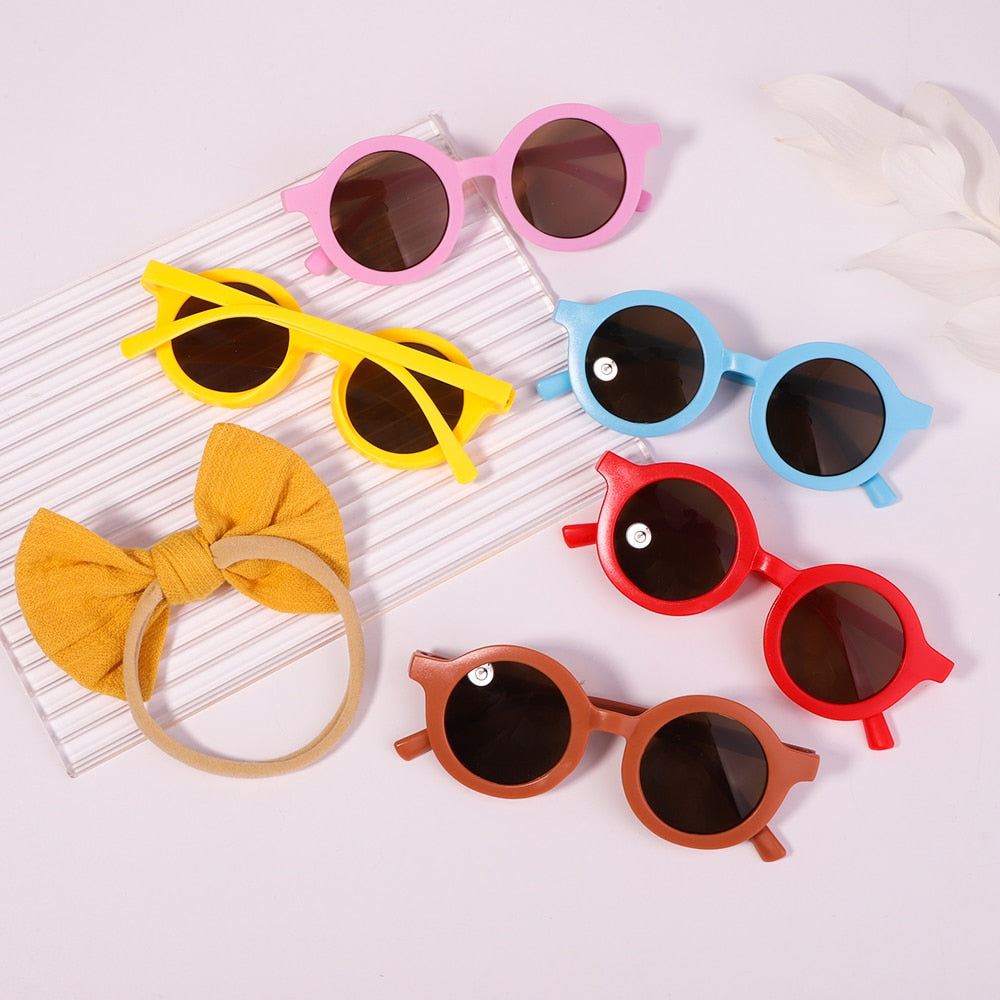 Baby Headband and Sunglasses Set