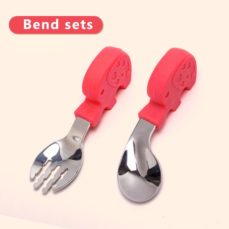 Animal Cutlery, Silicone Baby Utensils