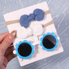 Baby Headband and Sunglasses Set