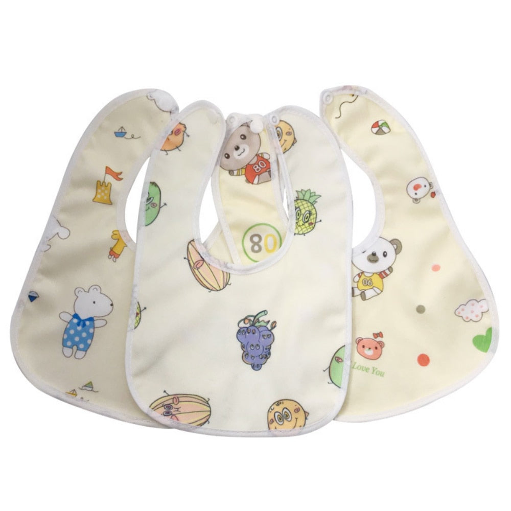 Waterproof Baby Bibs, Newborn Bibs for Feeding and Teething