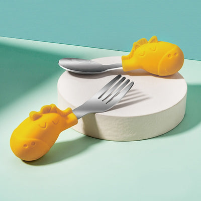 Animal Cutlery, Silicone Baby Utensils