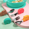 Animal Cutlery, Silicone Baby Utensils