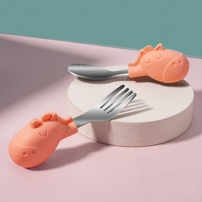 Animal Cutlery, Silicone Baby Utensils