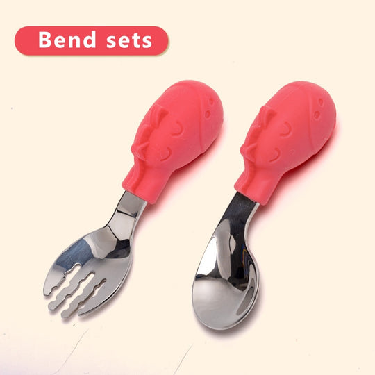 Animal Cutlery, Silicone Baby Utensils