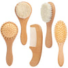 Wooden Hair Brush, Wooden Solid Natural Hair Brushes