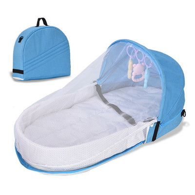 Travel Crib for Baby with Mosquito Net, Full Protection from Insect Bites