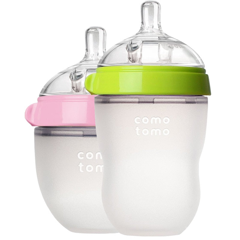 Comotomo Baby Bottles, BPA Free Baby Feeder Bottles