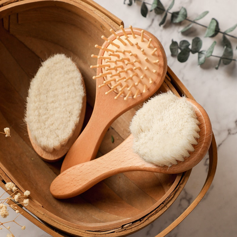 Wooden Hair Brush, Wooden Solid Natural Hair Brushes