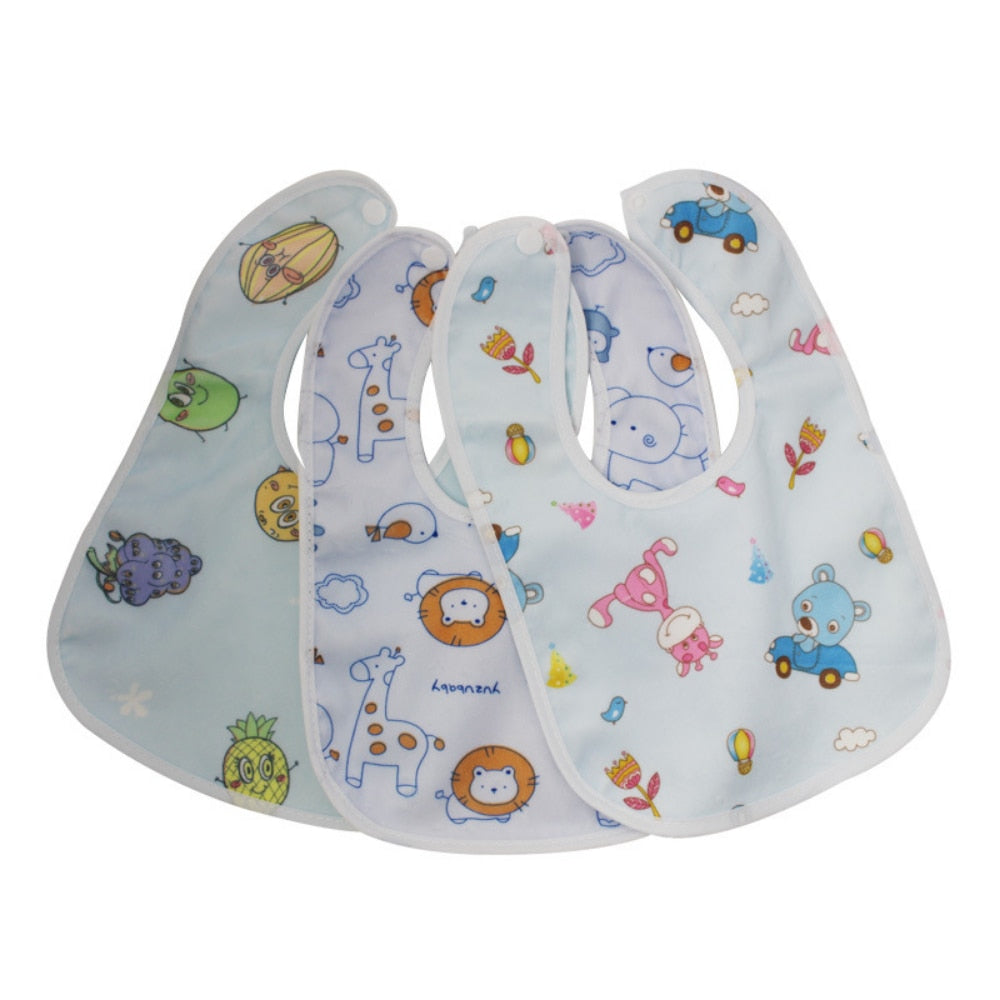 Waterproof Baby Bibs, Newborn Bibs for Feeding and Teething