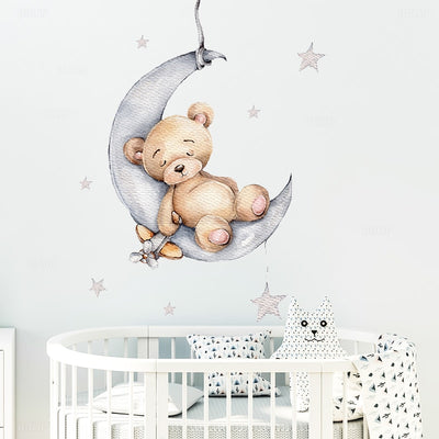 Childrens Bedroom Animal Decorative Non-Stick Stickers